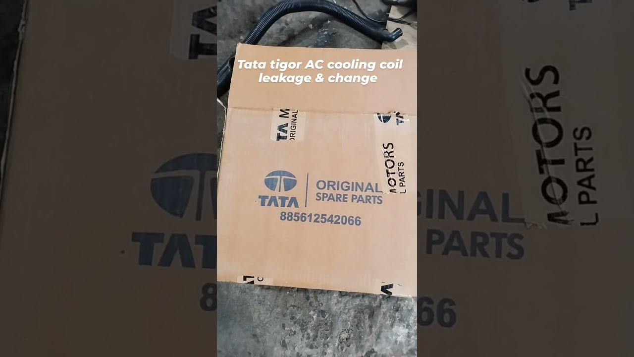 Tata tigor AC cooling coil leakage & change 