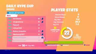 FORTNITE Daily hype cup