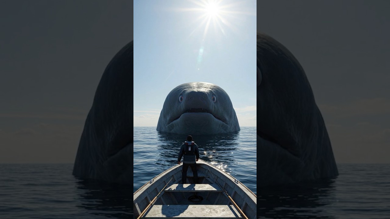 A Giant Moray Eel Surfaced Beside the Boat! 😳🐍 