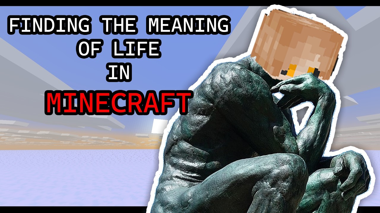 Finding the meaning of life in MINECRAFT! - YouTube