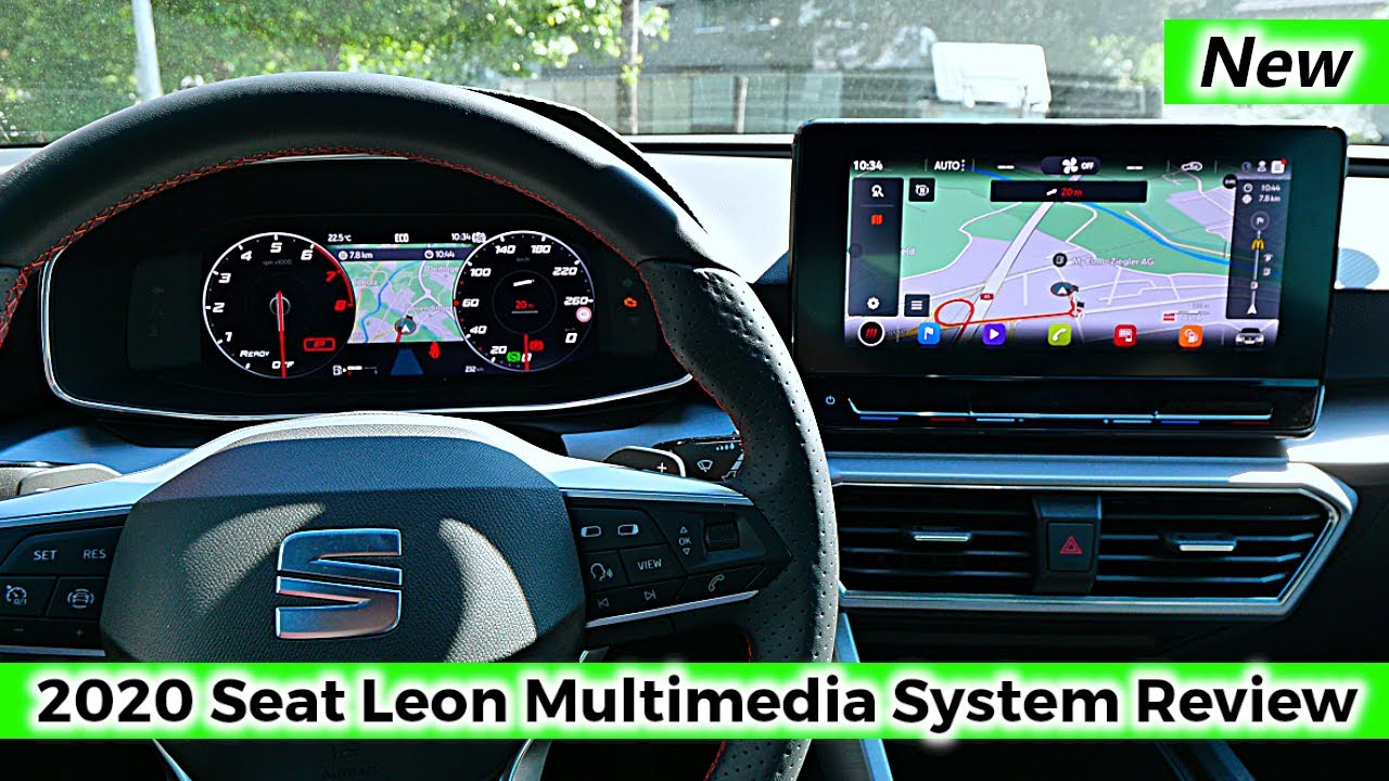 Seat Leon 2020 Multimedia Infotainment & Cockpit Review - YouTube