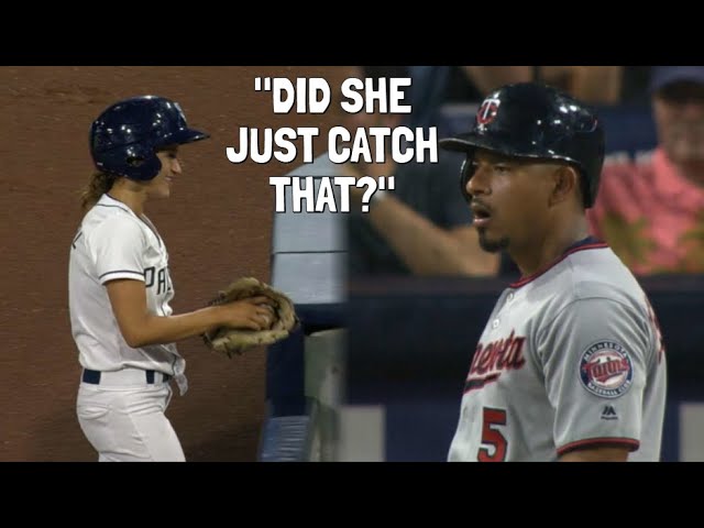 ⁣When Major League Baseball  Ballboys AND Ballgirls Make EPIC Catches