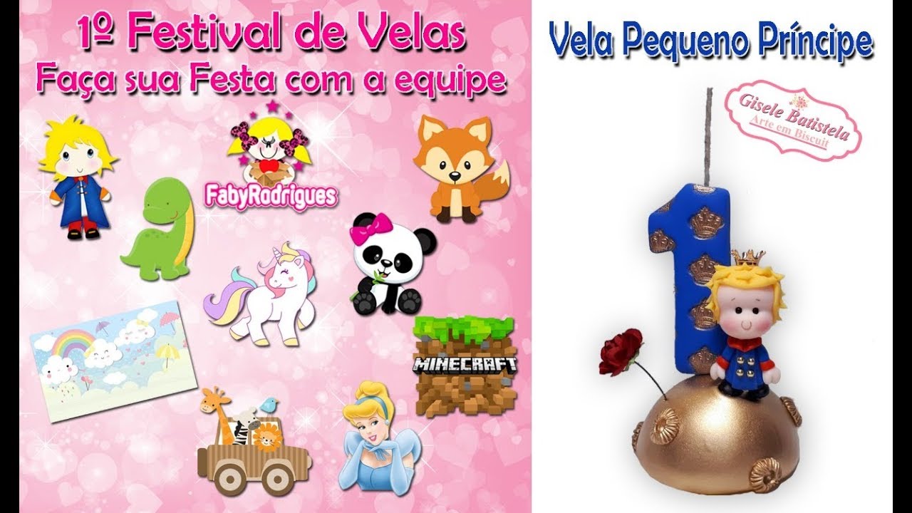 VELA PEQUENO PRÍNCIPE PROJETO FAÇA SUA FESTA COM A EQUIPE FABY RODRIGUES!!!!