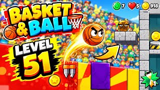 Basket ⅋ Ball | Beating Level 51 🔥**    screenshot 2