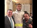 Epic Roberto Duran Showing Anthony Joshua how to work the body
