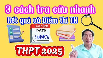 3 Cách Tra Cứu Nhanh Điểm Thi Tốt Nghiệp THPT 2025.#totnghiepthpt #vuthihome