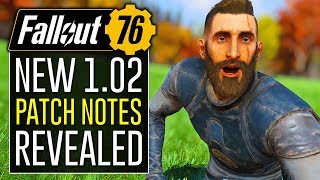 FALLOUT 76 News - Update 1.02 Patch Notes | Stash Increase, Boss Loot, MORE!