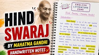 Hind Swaraj by Mahatma Gandhi | Hind Swaraj by Mahatma Gandhi Summary in Hindi | Hind Swaraj 