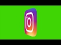 4K Instagram NEW Logo Green Screen Animated 3D