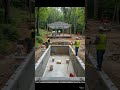 Forest pool build to luxury epoxy pavilion ✨🌿 Pure nature meets liquid art #EpoxyFloor #Timelapse