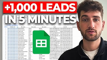 How To Build a Cold Email Lead List in 5 Minutes (Findymail.com Tutorial)