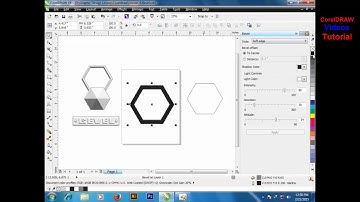 Lesson#10 How to bevel tool  video tutorial | coreldraw x6 tutorial videos