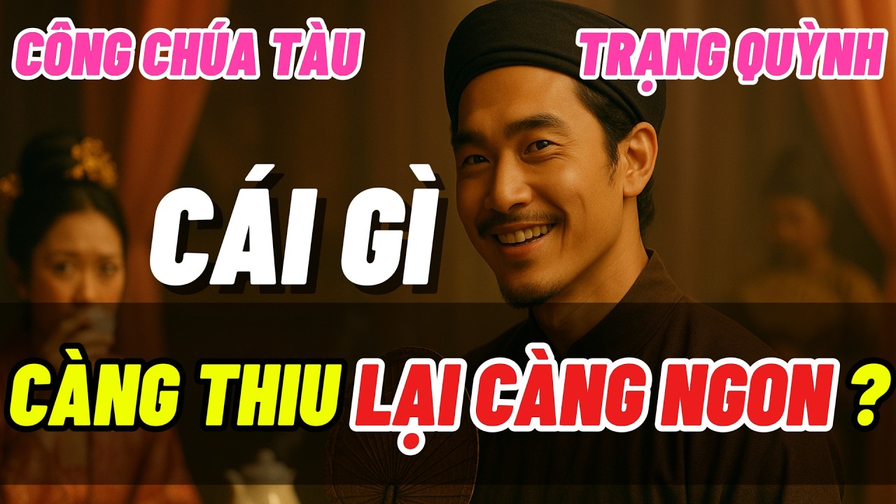 Trạng Quỳnh Đố Cả Triều Bắc Quốc: “Cái Gì Càng Thiu Lại Càng Ngon?” – Ai Cũng Đứng Hình!