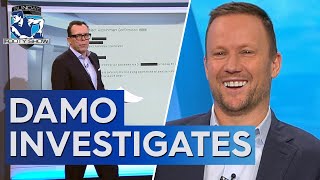 Damo's investigation into which panelist is set to get work done - Sunday Footy Show | Footy on Nine