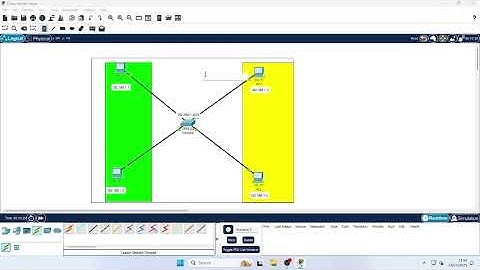 Tutorial membuat 2 VLAN dan 1 switch di aplikasi Cisco packet treacer 