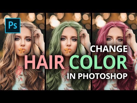 Como alterar a cor do cabelo no Photoshop