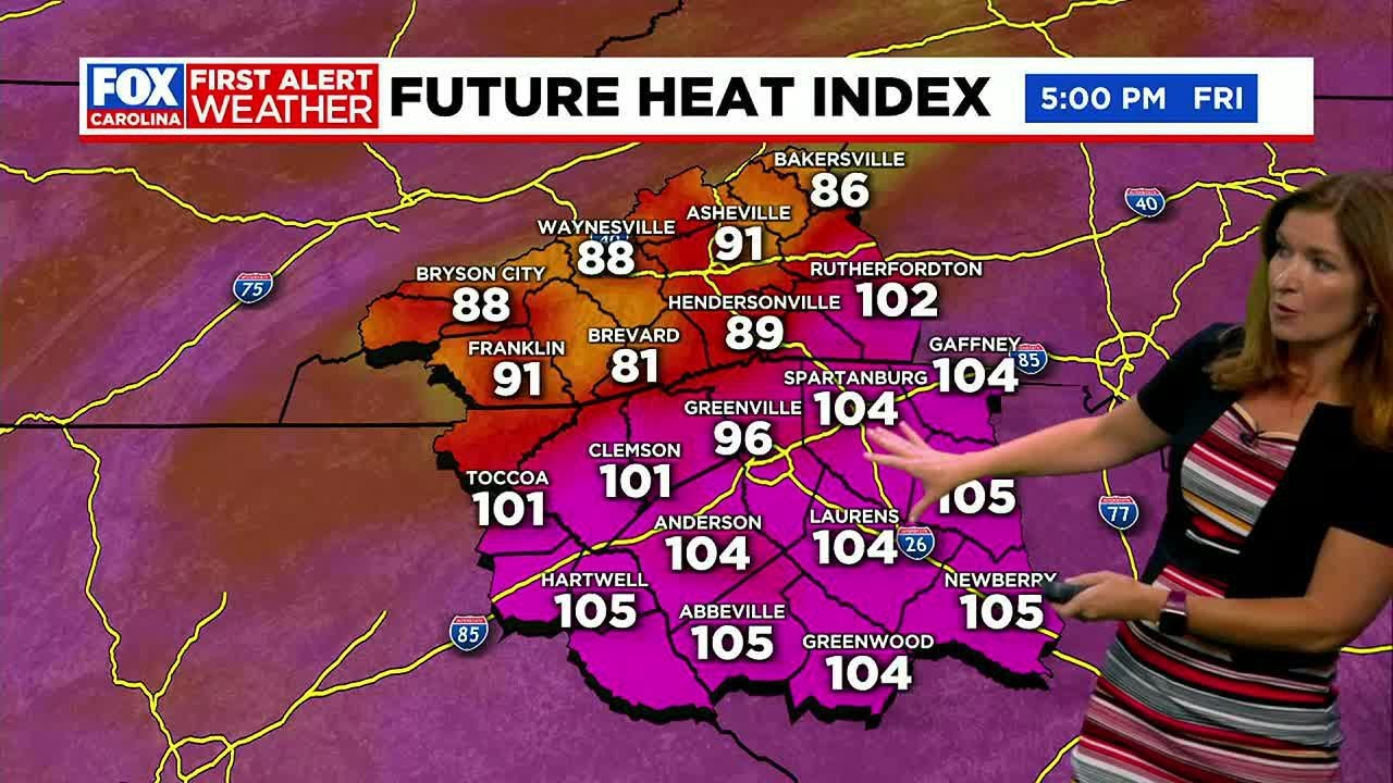 Hot temperatures continue to impact the Upstate - YouTube