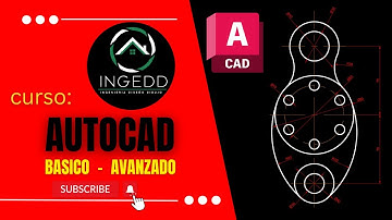 ✅Autodesk AutoCAD Curso - Uso de Circulo y tangente array, polar, Acotar, Cortar