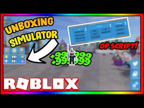 Best New Unboxing Sim Script Youtube - roblox unboxing simulator hack script