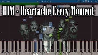 HIM - Heartache Every Moment [Piano Tutorial | Sheets | MIDI] Synthesia by Misha Kokh 30 views 11 days ago 3 minutes, 24 seconds