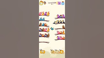 Bird sort color game level 639 #gameartdesign #gamedesign #gamelevel #gaming #gameplay #gameartwor