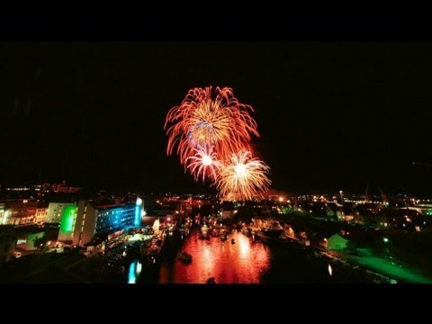 Fireworks over Haugesund, New Years Eve 2012 - 2013 / Nyttårsfyrverkeri over Haugesund