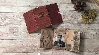 Officers Identification Card Tutorial {vintage /authentic looking}