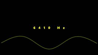 ⒽⓏ6410 HZ FREQUENCY PURE TONE NO VOICE FOR MEDITATION TESTING | Black Screen