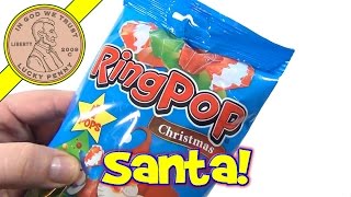 Ring Pop Christmas Lollipops Candy Review