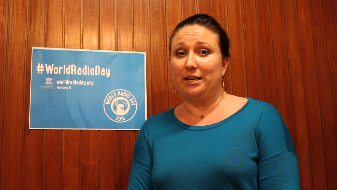 Courtney Radsch speaks about World Radio Day 2016