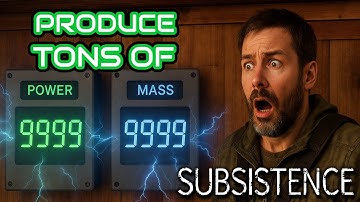 I Discovered a Subsistence EXPLOIT to Get MAX Power and Mass