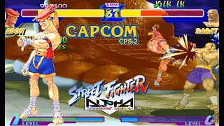 Street Fighter Alpha:Warriors' Dreams Expert Difficulty Adon no lose Playthrough