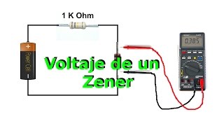 Cómo Medir el Voltaje de un Diodo Zener