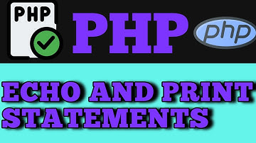 Echo and Print Statements | Echo vs Print | In Hindi