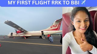 My First Flight journey ✈️ || Rourkela To bhubaneswar by alliance airline