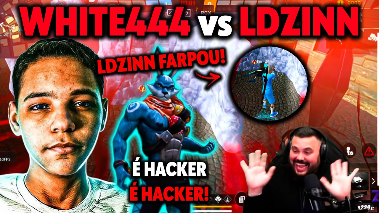 WHITE 444 vs LDZINN X1 DO SÉCULO! LDZINN FARPOU MUITO E TWO9 DESAFIOU WHITE444!🔥😱