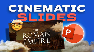 Cinematic presentations in POWERPOINT 🤯 Step-by-step