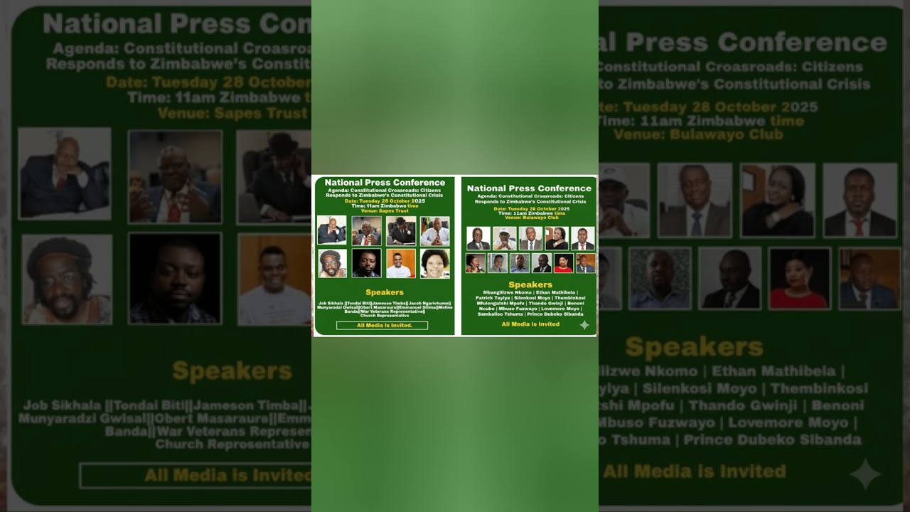 Harare Venue Bombed and Guard Abducted Ahead of Tendai Biti and Job Sikhala Address