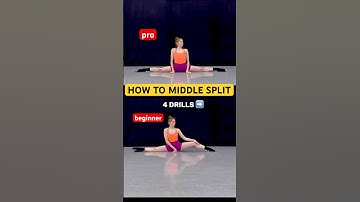 4 Secret Stretches for a Deeper Middle Split!😎  #flexibility #stretching #shorts #yogapractice