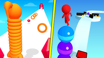 💛 🟣 Long Neck Run Vs Stack Rider New Big Update All Levels Gameplay Walkthrough