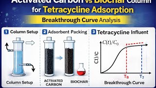 Activated Carbon vs Biochar Column for Tetracycline Adsorption | Breakthrough Curve Analysis