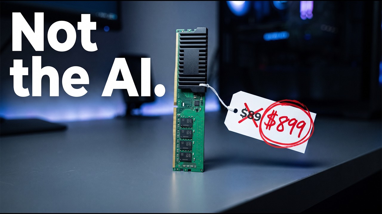 Video thumbnail: 3 Companies Make 95% Of The World's RAM. They Don't Compete