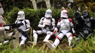 Star Wars The Empire vs The Republic stop motion