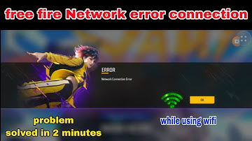 Free Fire Not Opening using wifi🥺 , Network Error Problem Solved 2024🔥, Easy way 100% Working.