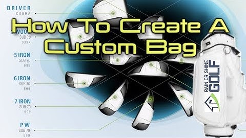 SkyTrak Quick Tip: How To Setup A Custom Bag