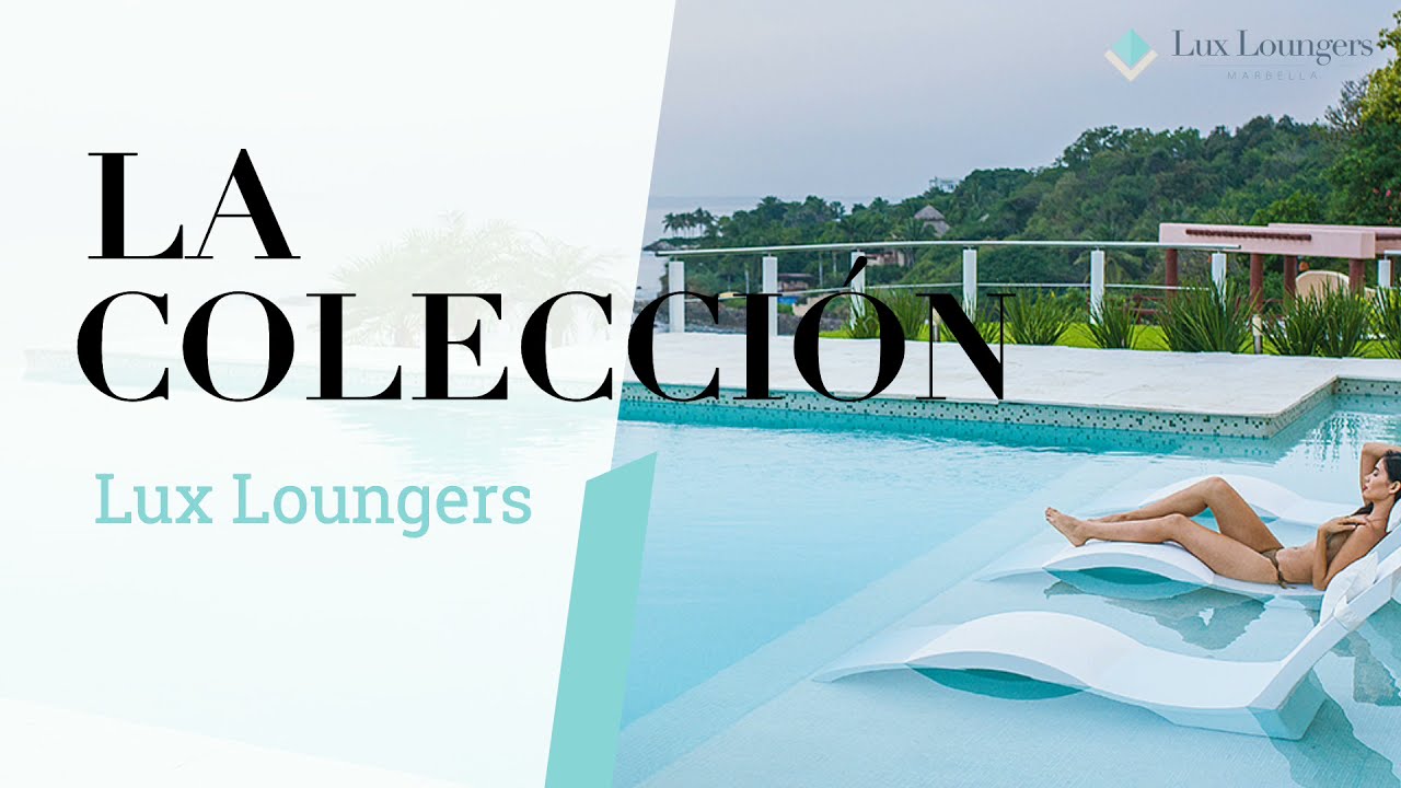 Lux Loungers: La colección de tumbonas para dentro del agua