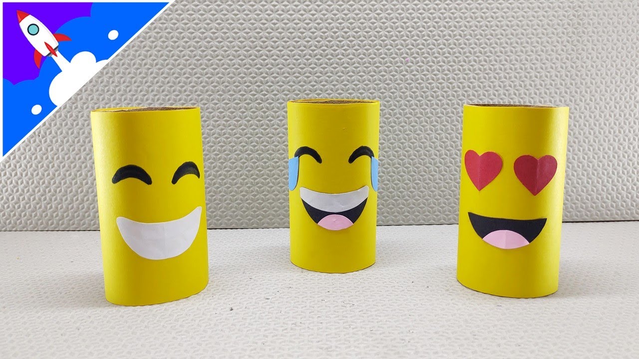 Como fazer emojis de papel - YouTube