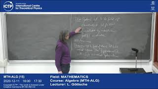 Algebraic Geometry (MTH-AG) Lecture 15