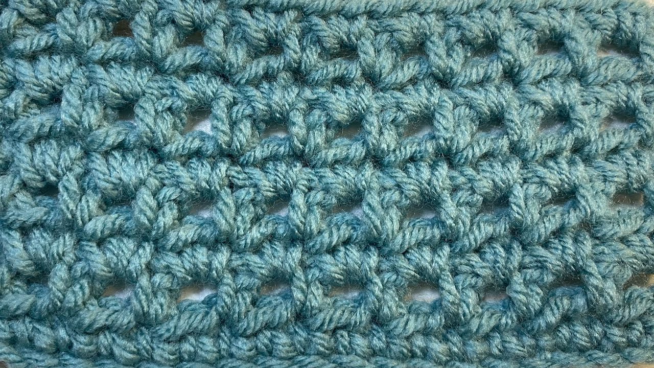 Point Crochet : Sieve Stitch