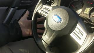 Changing date and time 2014 Forester